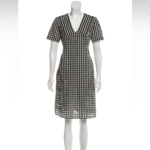 Paule Ka | short sleeve gingham dress